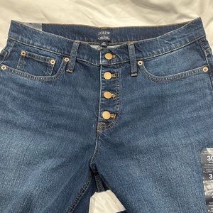 J. Crew Mid-Rise Flare Crop Jeans 👖